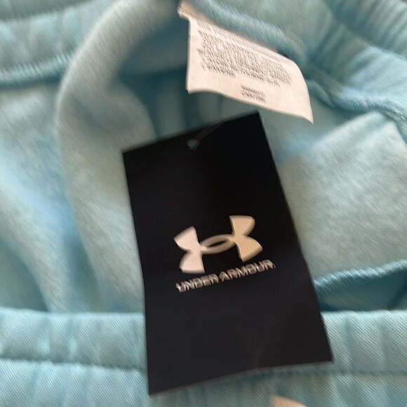 Under Armour Baby Blue Cotton Blend Loose Elastic PullOn Shorts w/ Drawstring-XL - Picture 10 of 12